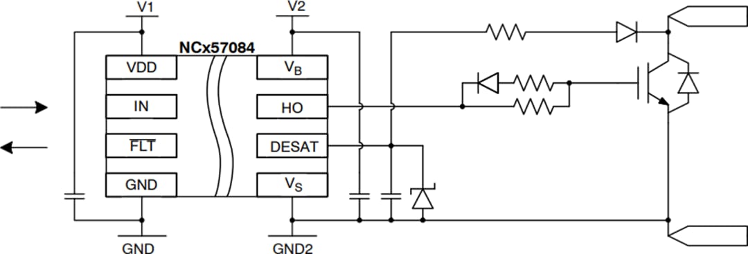 onsemi NCD57084 & NCV57084 Isolated IGBT Gate Drivers onsemi NCD57084 & NCV57084 Isolated IGBT Gate Drivers